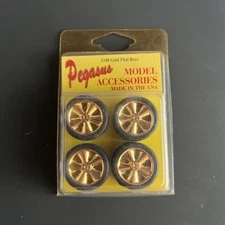 Pegasus Model Accessories 1240 Gold Phat Boys Model Kit Tires
