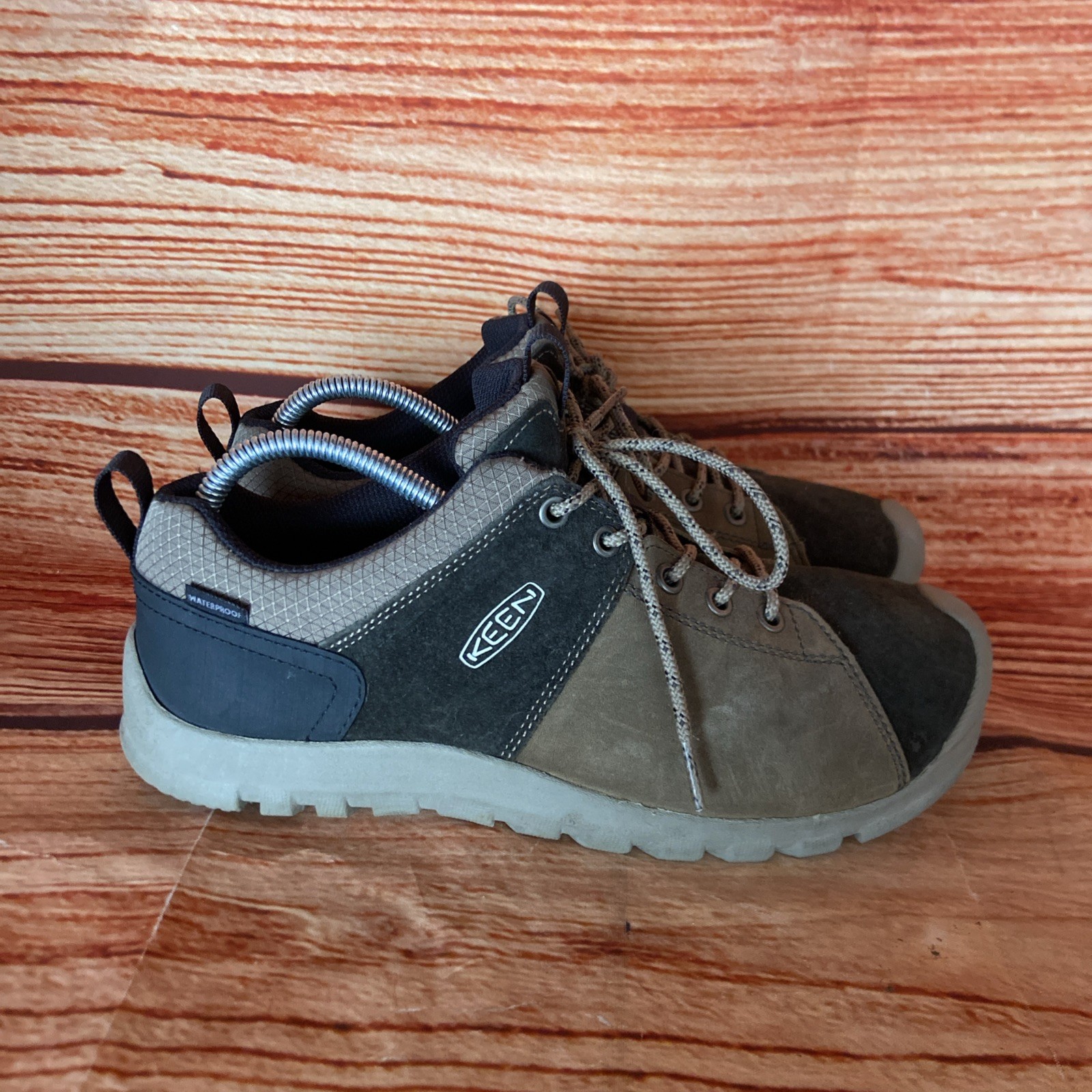 Keen Scarpe Uomo 9 Citizen Basse Impermeabili Trail Escursionismo Outdoor Marrone Nero