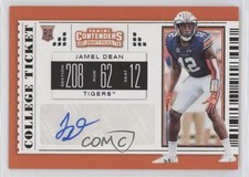2019 Panini Contenders Draft Picks College Ticket Jamel Dean #229 Auto y3k