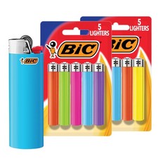 BIC Pocket Lighters, Fashion Assorted Colors, 10-Pack of Lighters (Colors May
