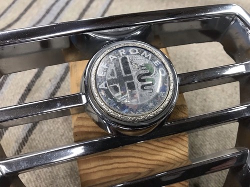 Grille Center Shield Original Alfa Romeo Giulietta Sedan 1977-1983 - Picture 3 of 4