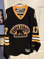 Reebok Milan Lucic Boston Bruins Walking Bear Alternate Jersey Size Large