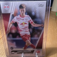 Topps Bundesliga Sidney Raebiger RB Leipzig 2020/21 Rookie Card #111. rookie card picture