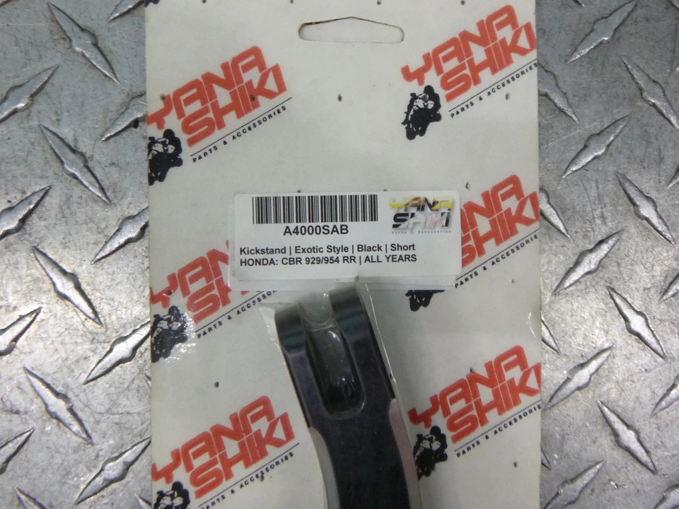 Chrome Kick Side Stand ALL YEARS Honda CBR 929 954 CNC Billet Aluminum A4000SAB - Image 2 of 2