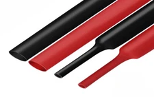 Black 3:1 Heat Shrink Tube Wire Protection (1/4" 1/2" 3/4" 3/8" 1" 2" 5/8" )