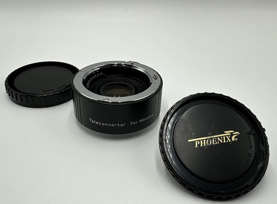 Vintage Phoenix DG 2x Teleconverter Lens for Minolta Used - Image 2 of 4