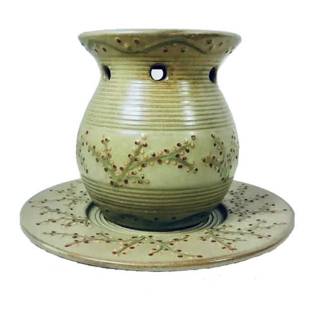 Yankee Candle Ceramic Stoneberry Tealight Candle Tart Warmer Large