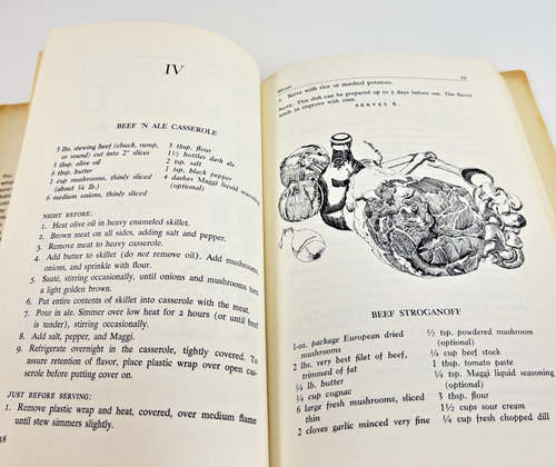 The Night Before Cookbook Paul & Leslie Rubinstein 1967 Hardcover Book Club - Picture 10 of 22