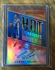 2018 Panini Hoops Basketball Landry Shamet Hot Rookie Signatures