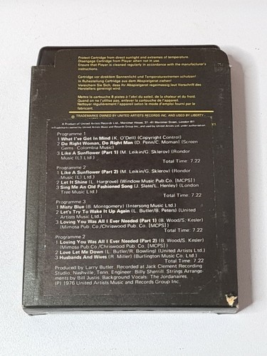 Billie Jo Spears - What i've Got in Mind (8 Track Cassette, 1976) 8XU 29955 - Picture 3 of 10