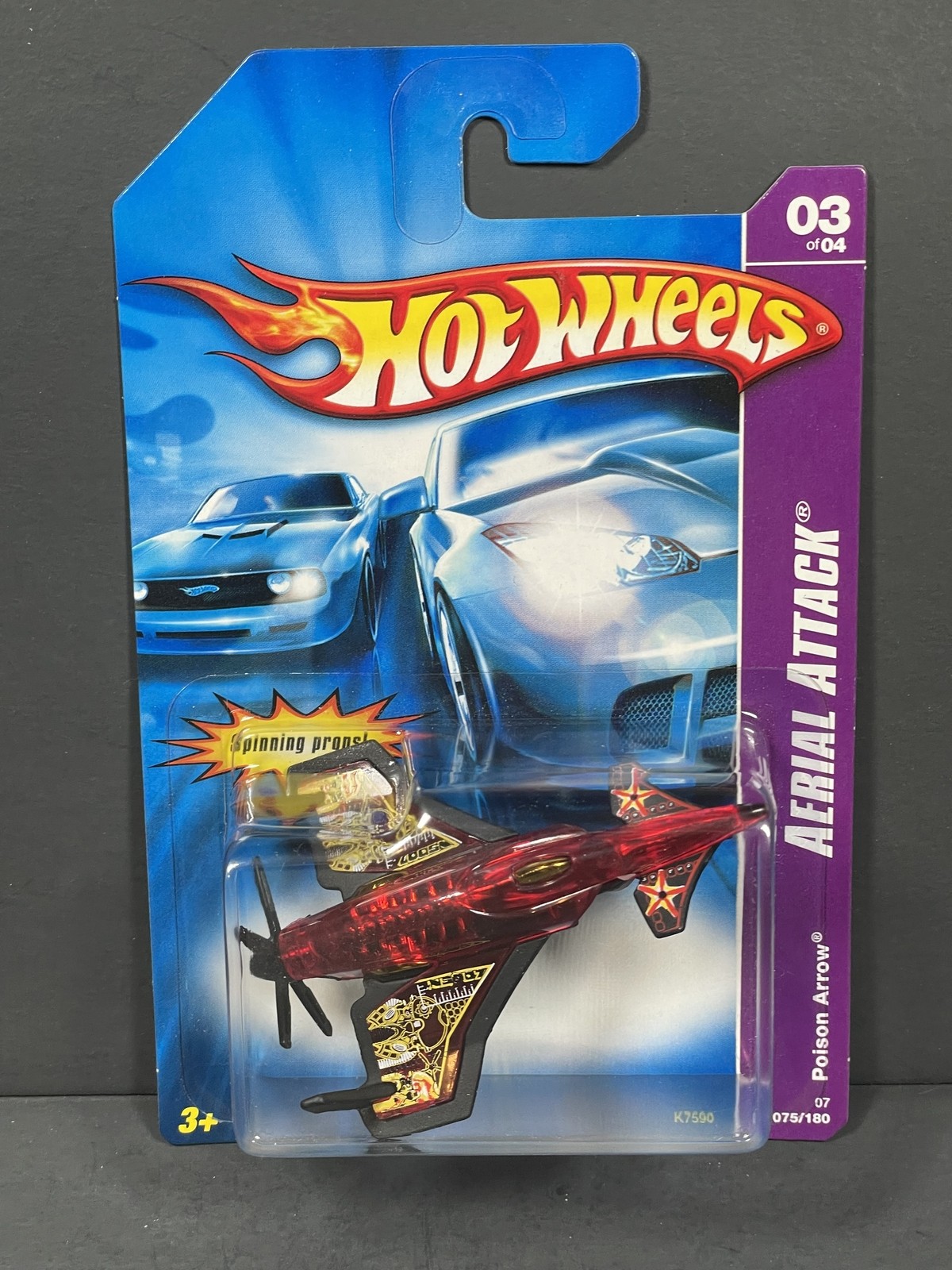 HOT WHEELS 2007 Poison Arrow #3/4, Red, Aerial Attack