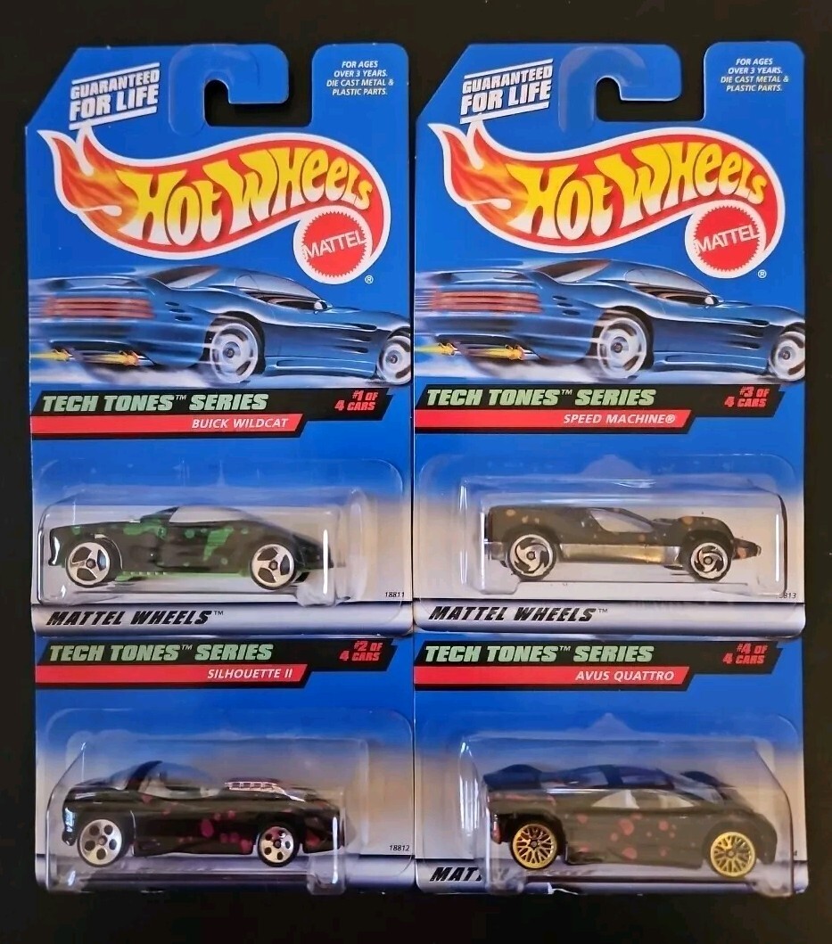 1997 Hot Wheels Tech Tones Series Complete Set #1-4 NIP (B1) | eBay