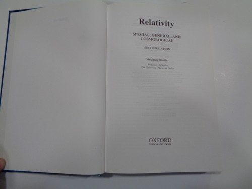 Relativity: Special, General, and Cosmological 2nd Edition by Wolfgang Rindler - Imagen 7 de 10