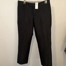 Banana Republic Black Ankle Trouser Pants Sz 6