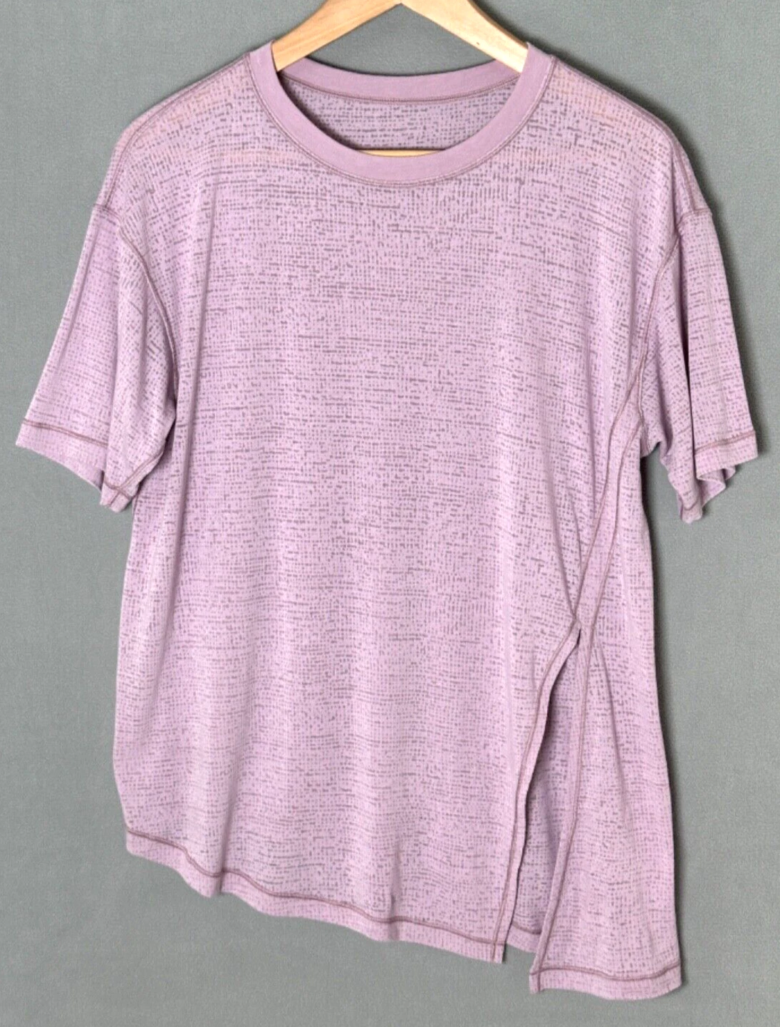 lululemon sneak out asymmetric hem shirt