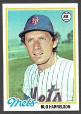 1978 TOPPS #403  Bud Harrelson  NEW YORK METS  NM  A
