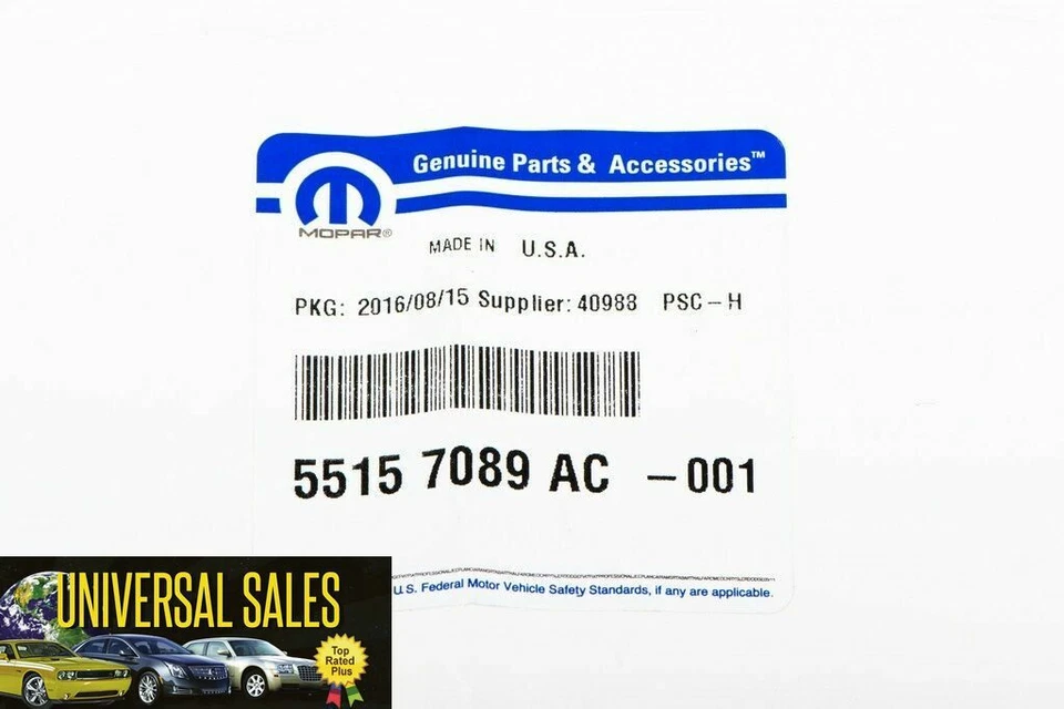 OEM CHEROKEE LIBERTY JEEP EMBLEMA INSIGNIA LOGOTIPO CAPÓ O PUERTA LEVADIZA NUEVO 55157089AC Foto 2 de 3