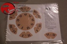 47 48 49 50 51 52 53 Gmc Truck Dash Speedometer Fuel Temperature Guage Decal Set 47 48 49 50 51 52 53 Gmc Truck Dash Speedometer Fuel Temperature Guage Decal Set