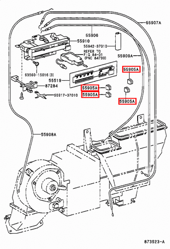 Genuine Hilux LN109 LN108 LN107 LN106 Dash Heater Fan Control Switch Knob x2 - Picture 17 of 20