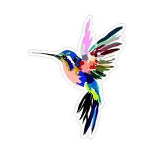 Assorted Hummingbird Bird Vinyl Car Decal Sticker