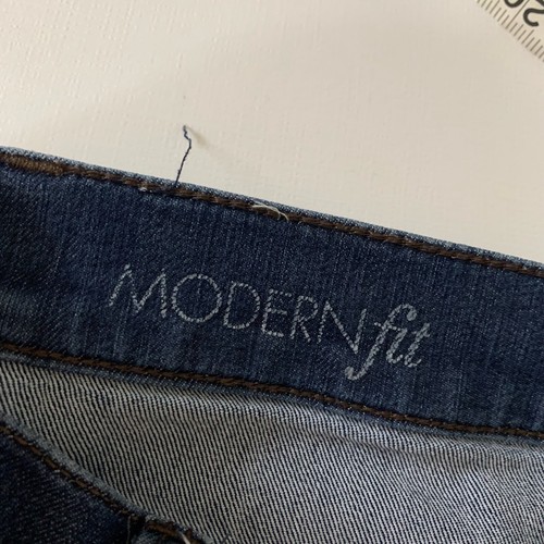 Ann Taylor Jeans Damen Gr. 2 Dark Wash Modern Fit Skinny Jeans Low Rise - Bild 8 von 10