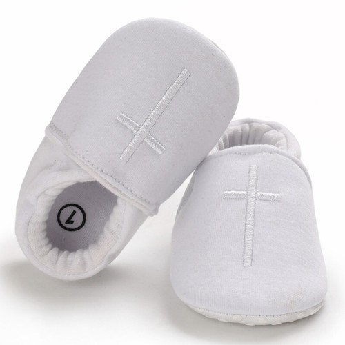 Baby Boys Girls Leather Sneaker Toddler Slip On Anti Skid Newborn First Walkers - Bild 13 von 19