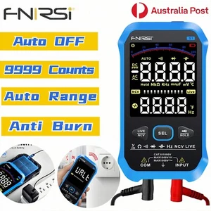 FNIRSI S1 Multimètre numérique intelligent OHM RMS Essai de tension Mete AC DC Gamme automatique
