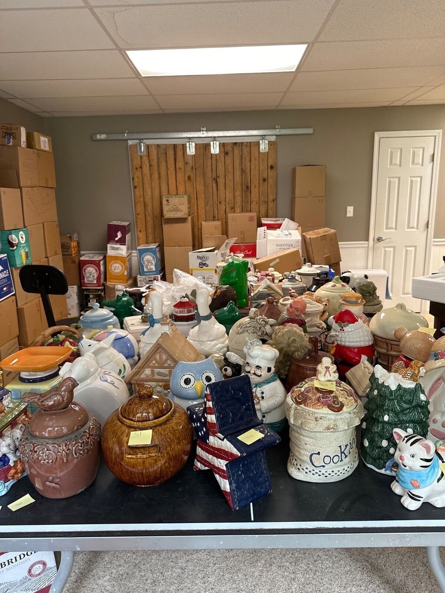 Antique Cookie Jars! Selling entire collection 145 rare, antique