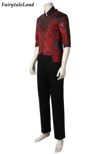 Shang-Chi Cosplay Costume Superhero Master of Kung Fu Men Jacket Vest Halloween - Picture 3 of 21