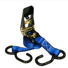 2-pack 10ft Ratchet Tie-down Straps 1200 Lbs Break Strength Heavy Duty