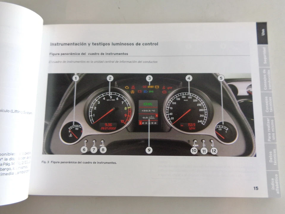 Manual de uso y mantenimiento Lamborghini Gallardo Coupé & Superleggera 01/2007 Foto 4 de 4