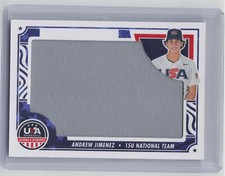 2024 Panini Stars & Stripes #JM-JIM Andrew Jimenez Jumbo Jersey #/49