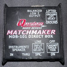 Quantum Audio Designs Matchmaker Mdb-101 Direct Box Used