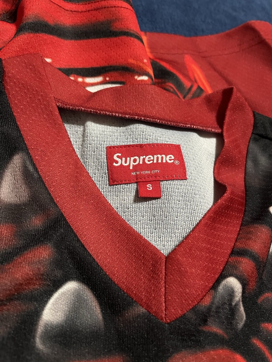 Supreme Dragon Hockey Jersey Red Small | eBay