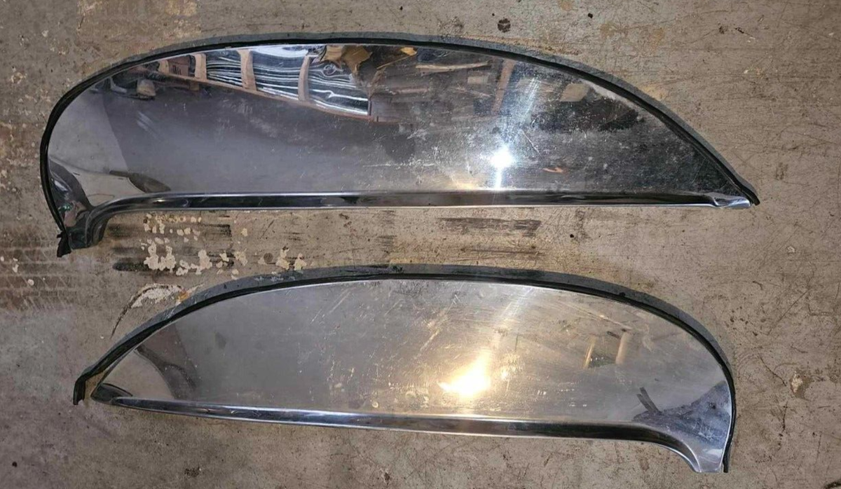 1964 Chevrolet impala foxcraft stainless fender skirts cws 1964 Chevrolet impala foxcraft stainless fender skirts cws
