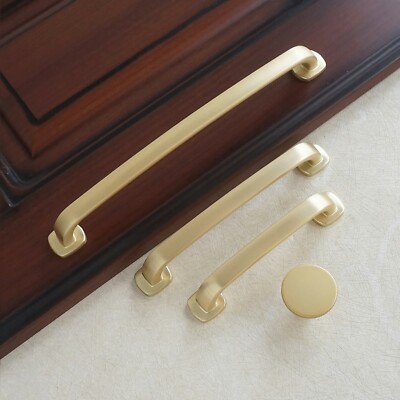 green emerald velvet dress Urnew - Brushed Gold Kitchen Cabinet Pulls 2 Pack, 5 Inch Solid Brass  Handles for Dresser and Drawers, Knurled Furniture Door Hardware Bathroom Cabinet  Pulls main image 1