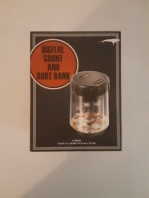 NEW! Digital Count And Sort Bank NEW!!
