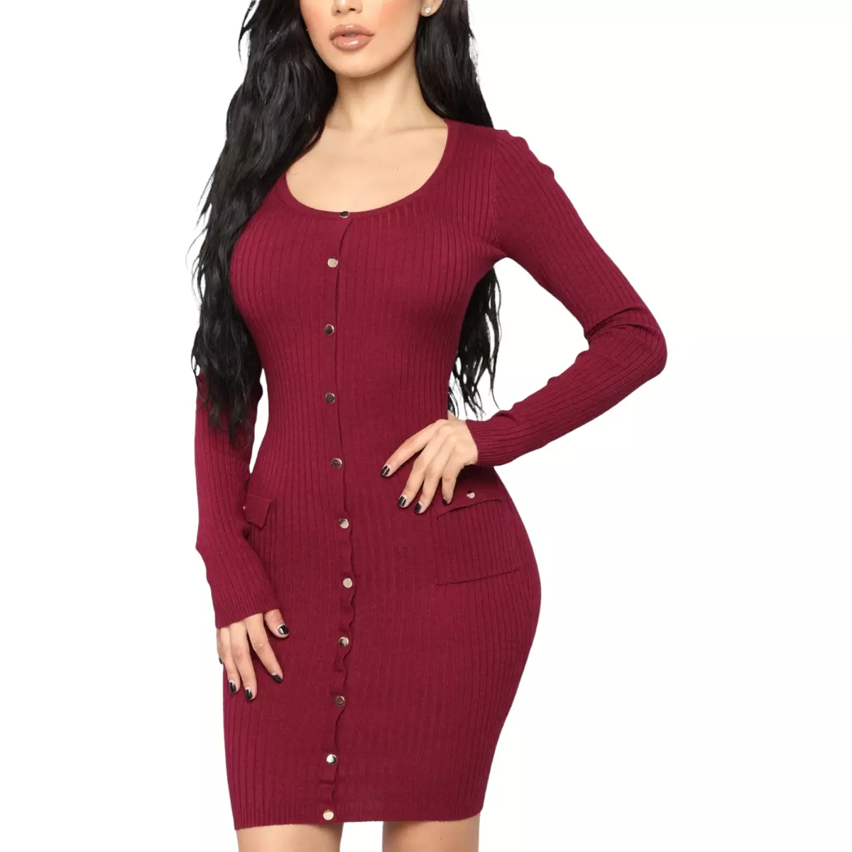 Fashion nova best sale button down dress
