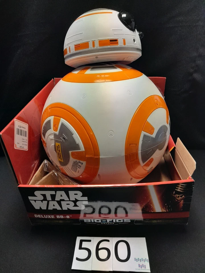 NUEVO EN CAJA Jakks Pacific Star Wars BB-8 Big-Figs Deluxe con movimiento de sonido ligero Foto 4 de 4
