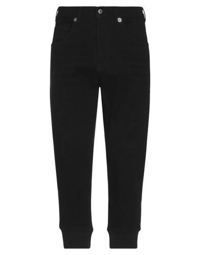 RRP €385 NEIL BARRETT Cropped Jeans W30 Black Distressed Extra Low Rise Cuffed - Imagen 3 de 6