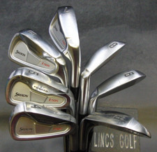 Set of 7 x Srixon I-505 Forged Irons 4-PW Stiff Steel Shafts Mixed Grips*