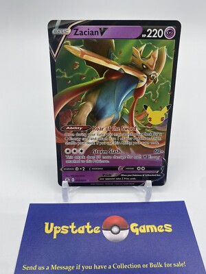 Pokémon Zacian V 016/025 Celebrations 25th Anniversary Ultra