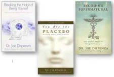 Joe Dispenza 3 Book Set Becoming Supernatural Placebo Breaking the Habit