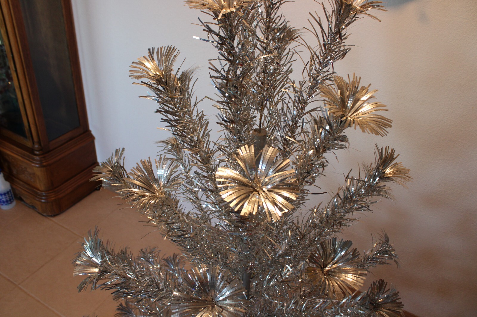 Vintage Star Band “SPARKLER” 6ft POMPOM Aluminum Christmas Tree & Rotating Base eBay