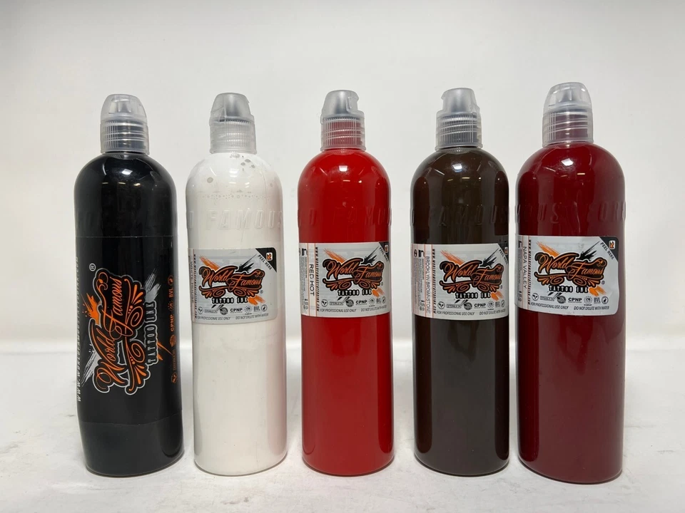 WORLD FAMOUS Tattoo Ink 8 oz - Pick Color