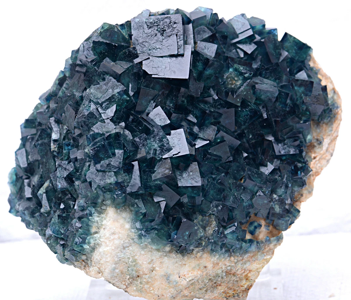 2.9lb NATURAL Viridis Cubic FLUORITE Crystal Cluster Mineral Specimen | eBay