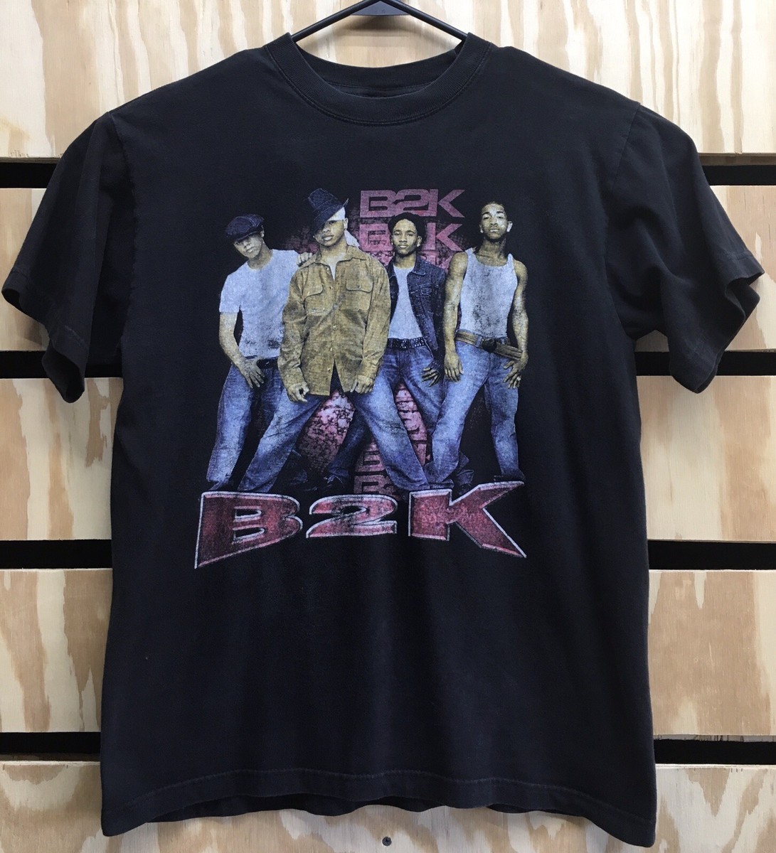 Vintage 90's B2K Scream Tour III Shirt Size Medium Rap Tee