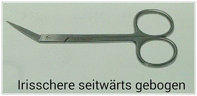 Irisschere Chirurgische Schere Fadenschere OP Scissor Präparierschere