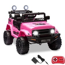 12V Kids Ride on Jeep Electric 2-Seater Truck Car Vehicle Toy 2-Way Control MP3