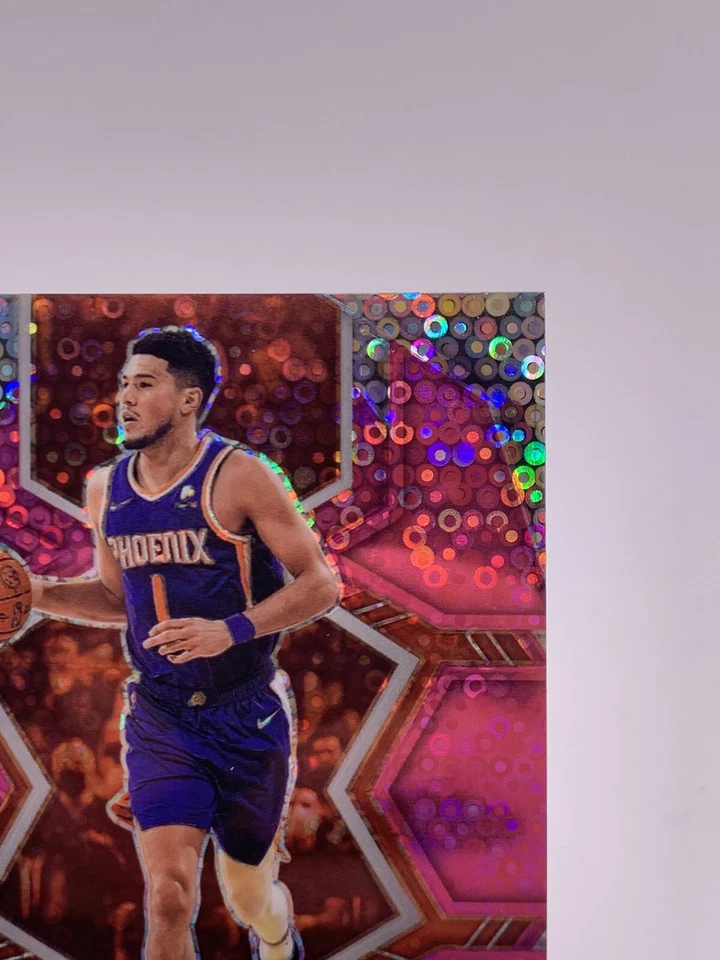 2021-22 Panini Mosaic Devin Booker Fast Break Pink Disco Prizm /20 Suns - Image 3 of 4
